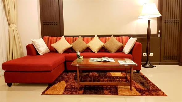 living room of Prime Suites Pattaya Klang Condominium
