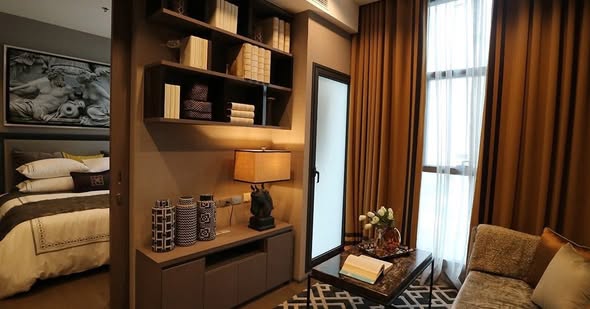 bedroom of The Diplomat Sathorn