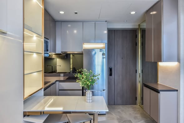 kitchen of THE EXTRO Phayathai-Rangnam