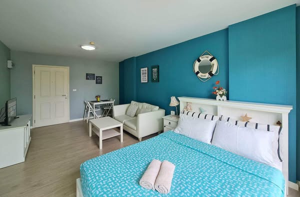 bedroom of Baan Peang Ploen Condonium by Yongwisut