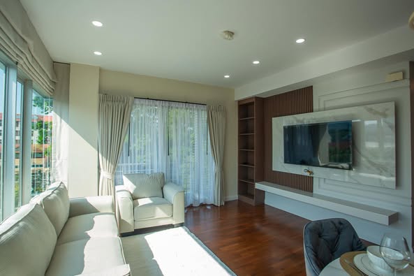living room and room interior of Baan Sandao