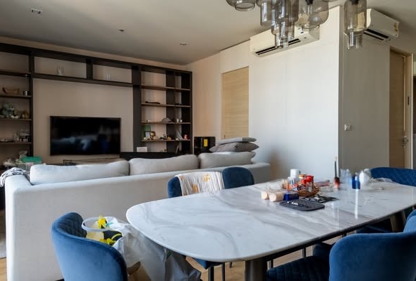 living room and room interior of Park Origin Phrom Phong