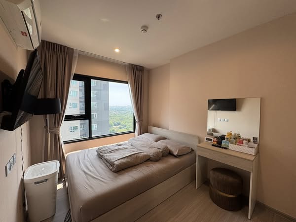 bedroom of แอสปาย เอราวัณ ไพร์ม Aspire Erawan Prime