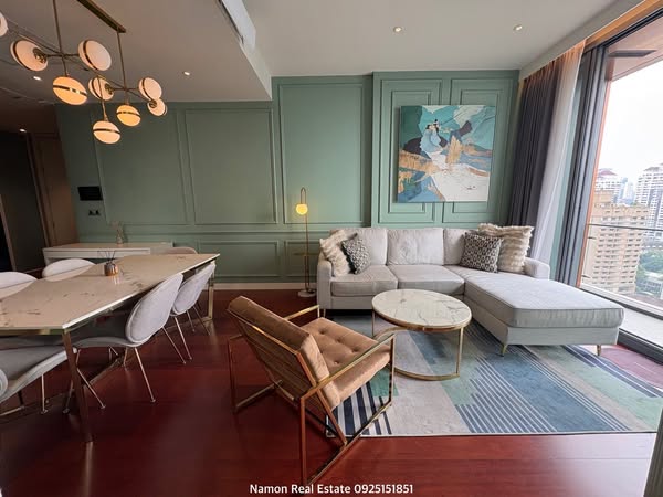 living room and room interior of KHUN by YOO