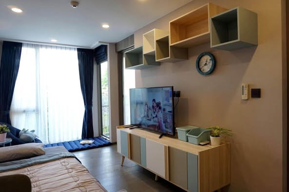 living room and bedroom of KLASS Siam คลาสสยาม