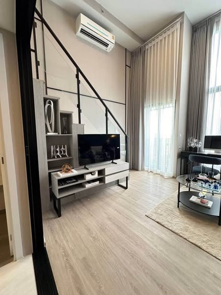 living room and bedroom and room interior of Origin Plug & Play Nonthaburi Station