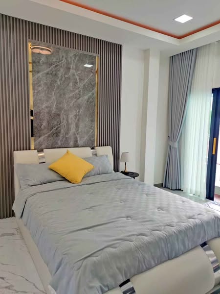 bedroom of The M Pool Villas Bangkok – Ekkamai