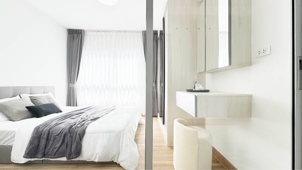 bedroom and room interior of The Niche ID Bangkhae – Bangkae Phase 2