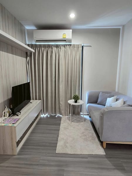 bedroom and living room of The Parkland Charan-Pinklao