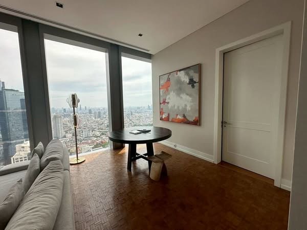 living room and room interior of The Ritz-Carlton Residences, Bangkok