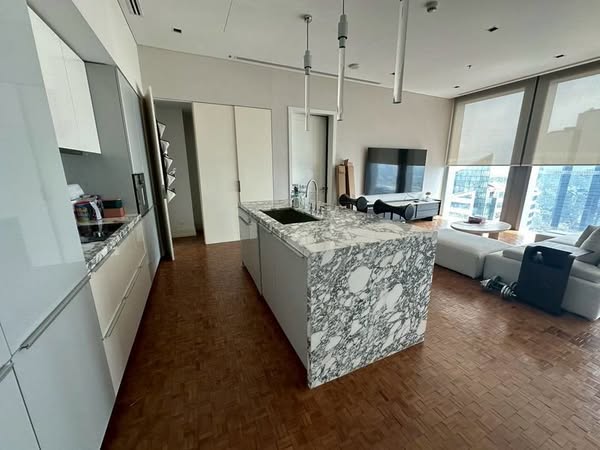 room interior and kitchen of The Ritz-Carlton Residences, Bangkok