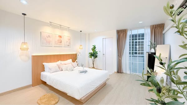 bedroom of คอนโดกัญญาเฮ้าส์ ตึกA