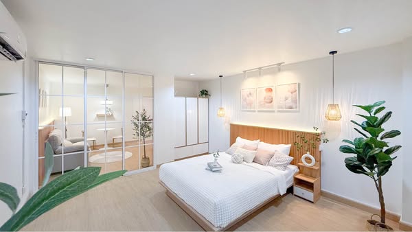 bedroom of คอนโดกัญญาเฮ้าส์ ตึกA