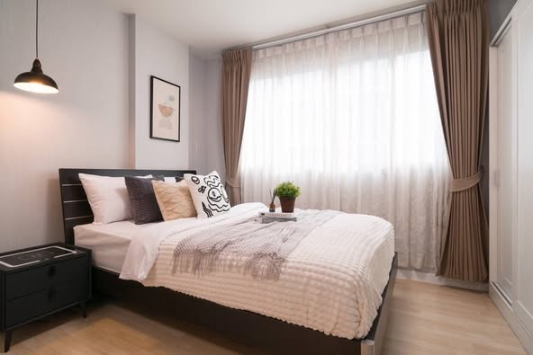 bedroom of D condo ramindra