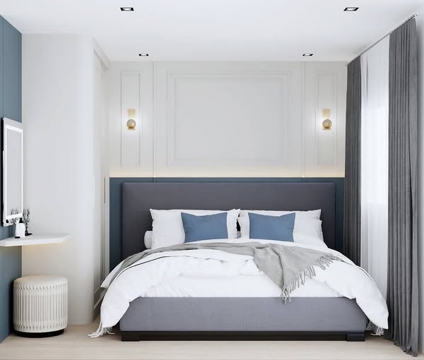 bedroom of Lumpini Condo Town Bodindecha-Ramkhamhaeng