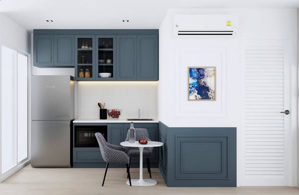 kitchen of Lumpini Condo Town Bodindecha-Ramkhamhaeng