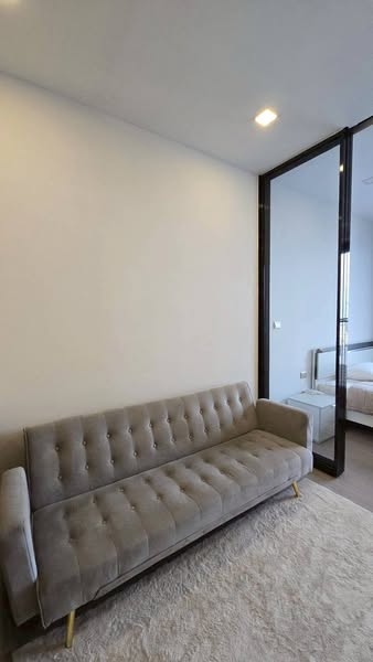 living room and bedroom of One9Five Asoke – Rama 9