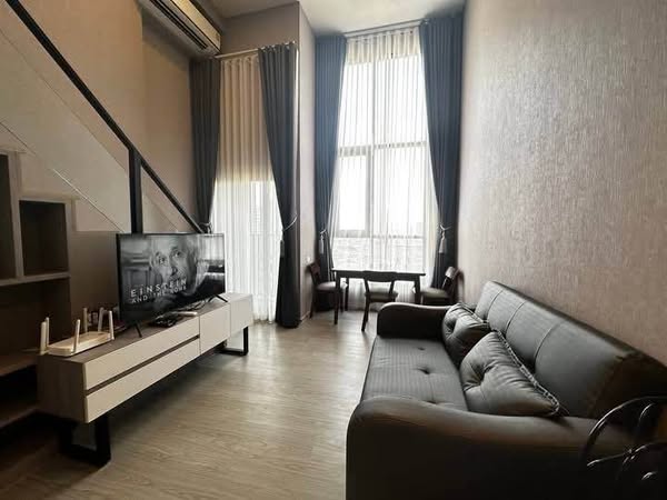 living room and bedroom of Origin Plug & Play Ramintra : ออริจิ้น ปลั๊ก แอนด์ เพลย์ รามอินทรา