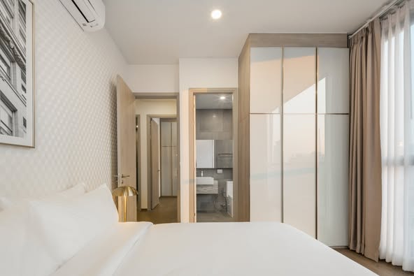 bedroom of Park​ Origin​ Phaya Thai