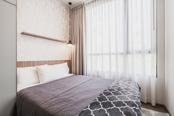 bedroom of Park​ Origin​ Phaya Thai