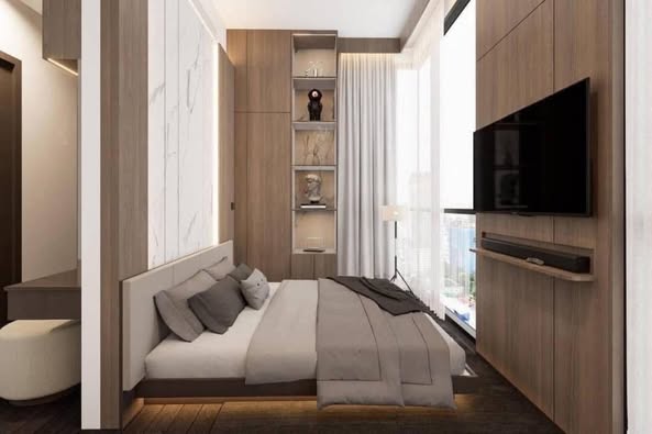 bedroom of Park​ Origin​ Thonglor