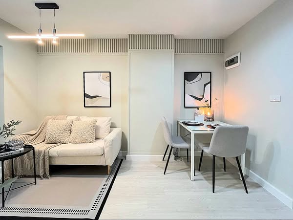 living room of The Kith Plus Nawamin เดอะ คิทท์ พลัส นวมินทร์