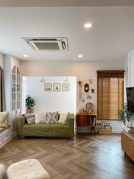 living room of The Palm Residences Watcharapol เดอะปาล์ม เรสซิเดนเซส วัชรพล