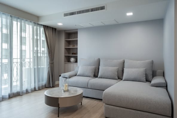 living room of The Rise Sukhumvit 39