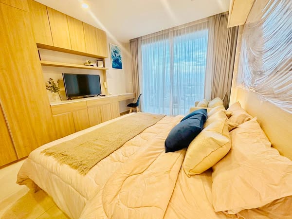 bedroom of The Riviera Wongamat Beach : เดอะ ริเวียร่า วงศ์อมาตย์ บีช