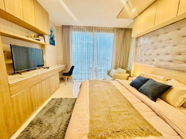 bedroom of The Riviera Wongamat Beach : เดอะ ริเวียร่า วงศ์อมาตย์ บีช