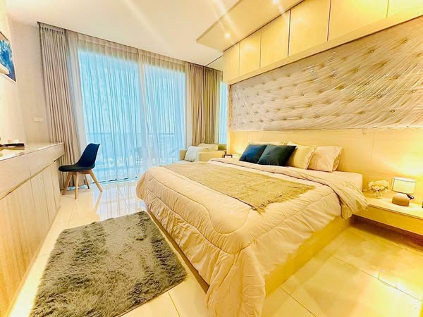 bedroom of The Riviera Wongamat Beach : เดอะ ริเวียร่า วงศ์อมาตย์ บีช
