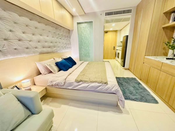 bedroom of The Riviera Wongamat Beach : เดอะ ริเวียร่า วงศ์อมาตย์ บีช