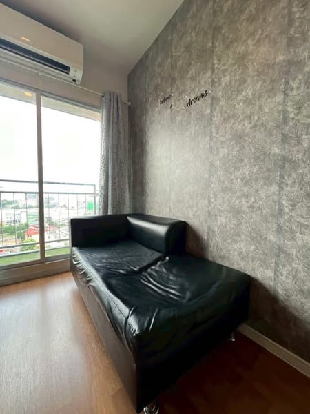 living room and bedroom of The Selected Kaset-Ngamwongwan by LPN