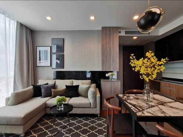 living room of Wish Signature II Midtown Siam