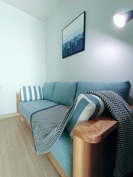 living room and bedroom of Sky Walk Residences