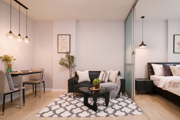 bedroom of D condo ramindra