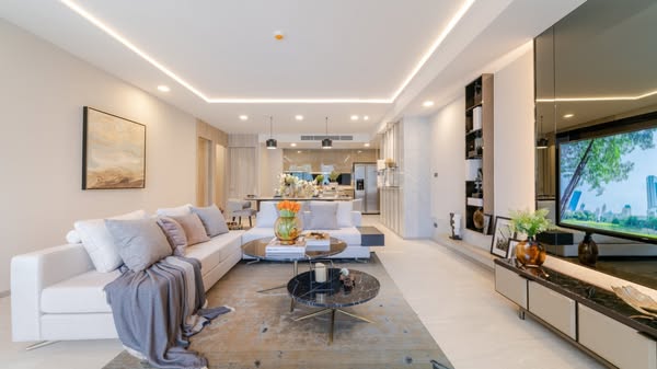 living room of Fynn Asoke