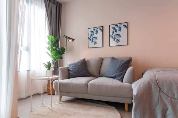 living room and bedroom of Life Ladprao