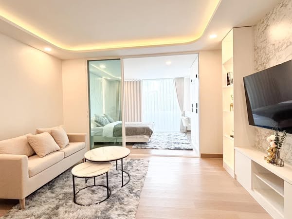 bedroom and living room and room interior of Nakhon Ping City View 1 Condominium