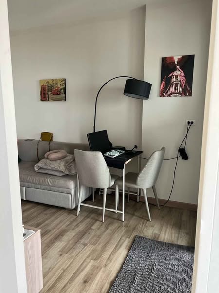 living room and bedroom of Niche MONO Sukhumvit Bearing