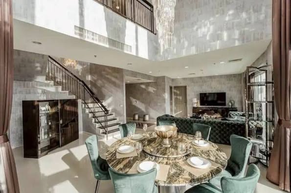 living room and room interior of Penthouse Condominium 3