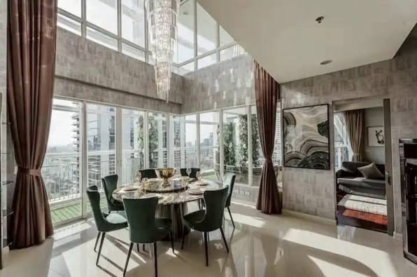 living room and room interior of Penthouse Condominium 3