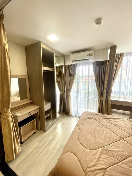 bedroom of พลัมคอนโด สะพานใหม่ สเตชั่น PLUM CONDO SAPHANMAI STATION