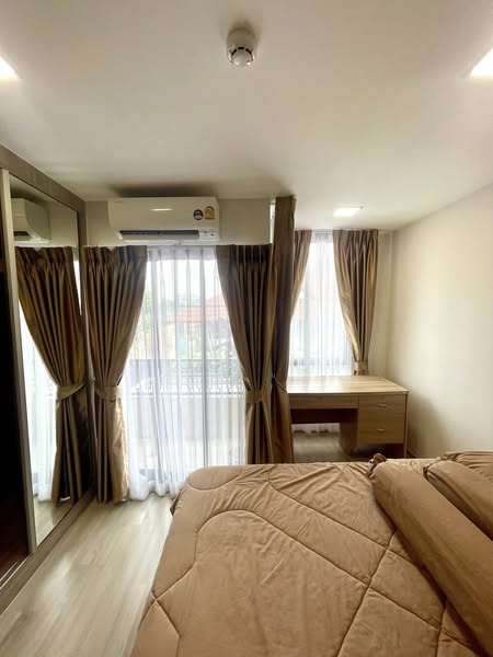 bedroom of พลัมคอนโด สะพานใหม่ สเตชั่น PLUM CONDO SAPHANMAI STATION