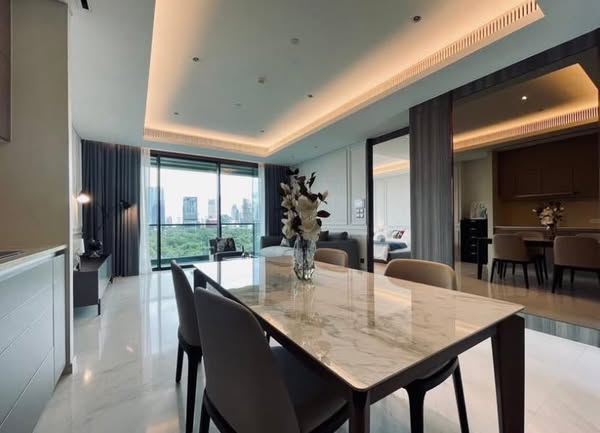 living room and kitchen of Sindhorn Tonson