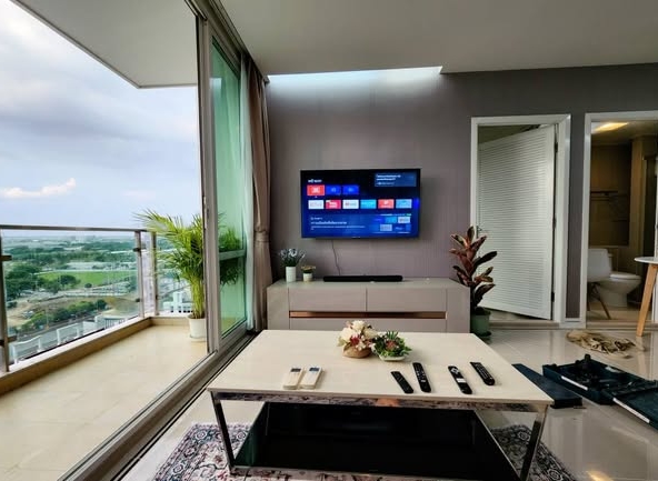 living room and room interior of TC-Green Condominium