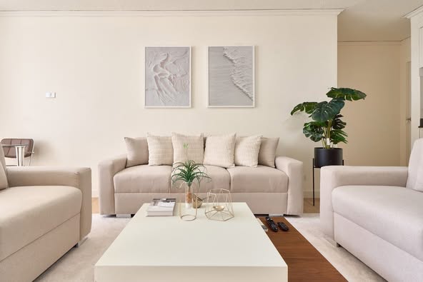 living room of The Astra Condo
