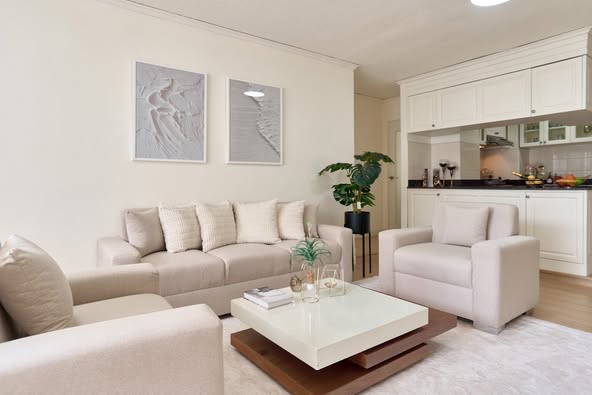 living room of The Astra Condo