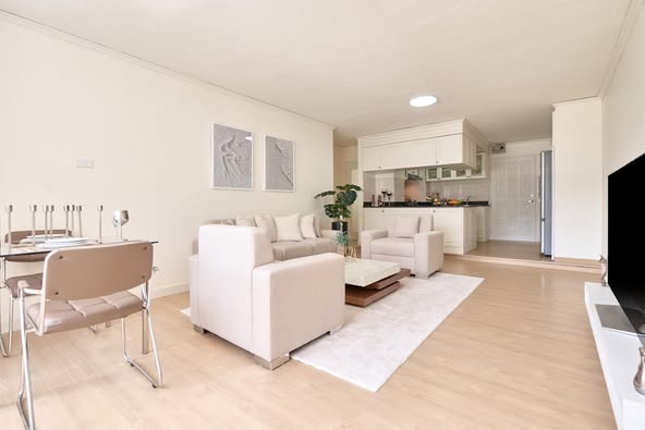 living room of The Astra Condo