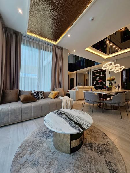 living room of The Gentry Cultivar Rama 9 (เดอะ เจนทริ คัลทิวาร์ พระราม 9)